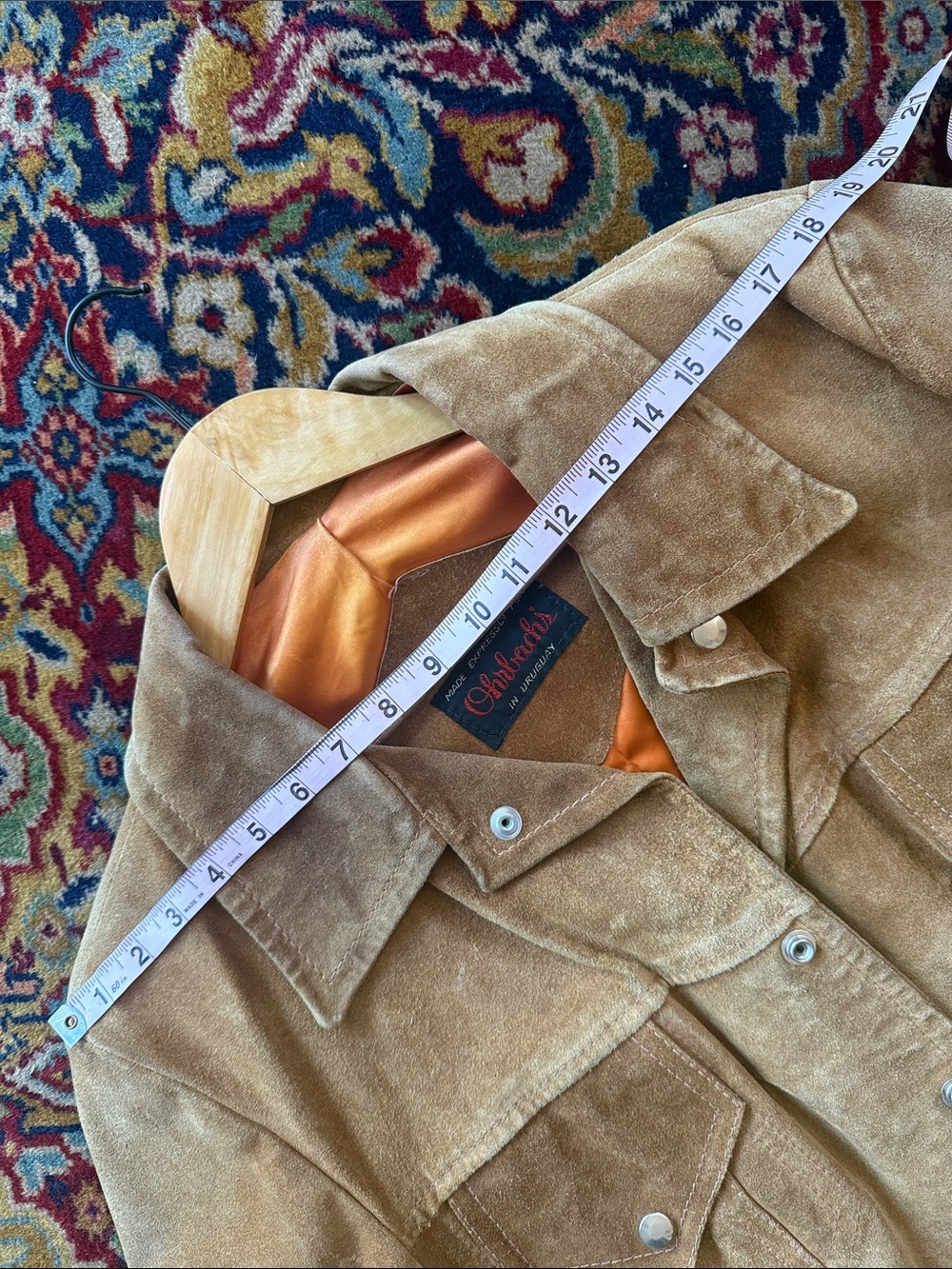 Vintage made for Orbachs Suede Bomber motorcycle Jacket - Picture 10 of 14